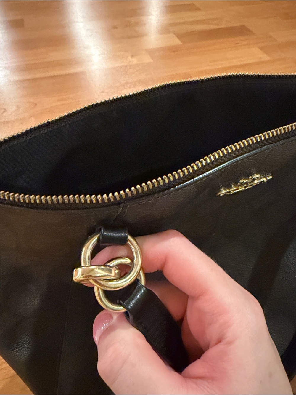 Coach Small Kelsey Satchel in Signature Canvas - Picture 7 of 9